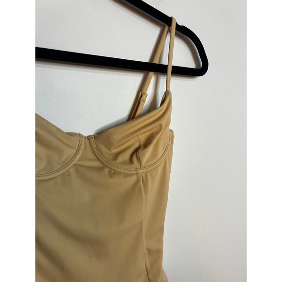 Onia Womens Solid One Piece Swimwear Solid Sandy Size X-Small MSRP $185 - Picture 3 of 7